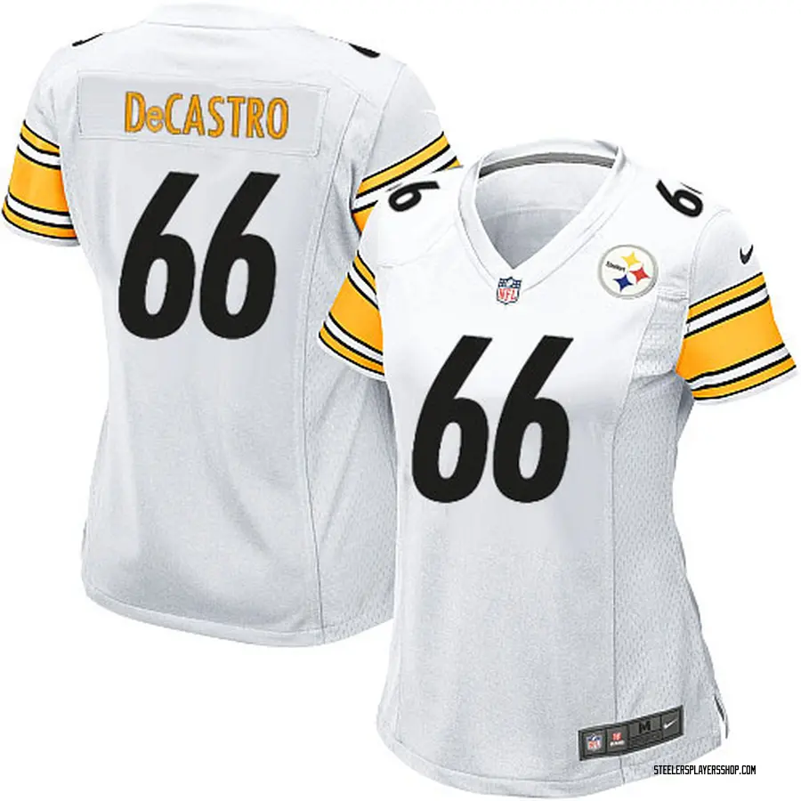 David DeCastro Women's Pittsburgh Steelers Nike Jersey - Game White