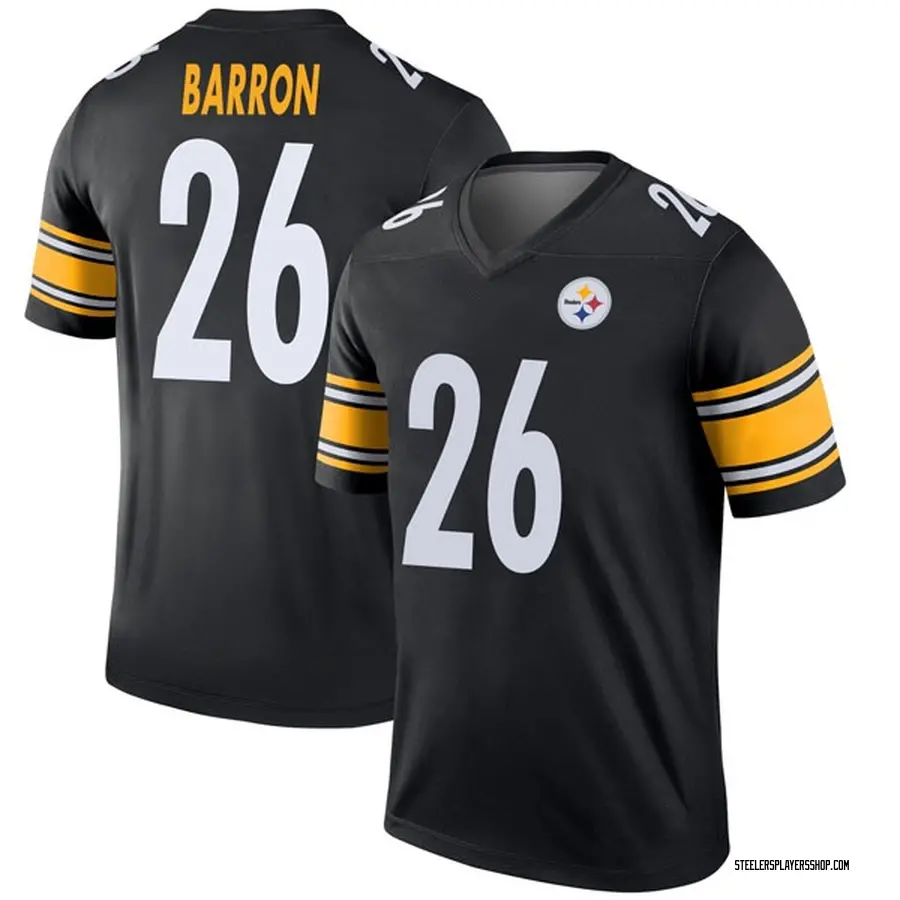 Mark Barron Men's Pittsburgh Steelers Nike Jersey - Legend Black
