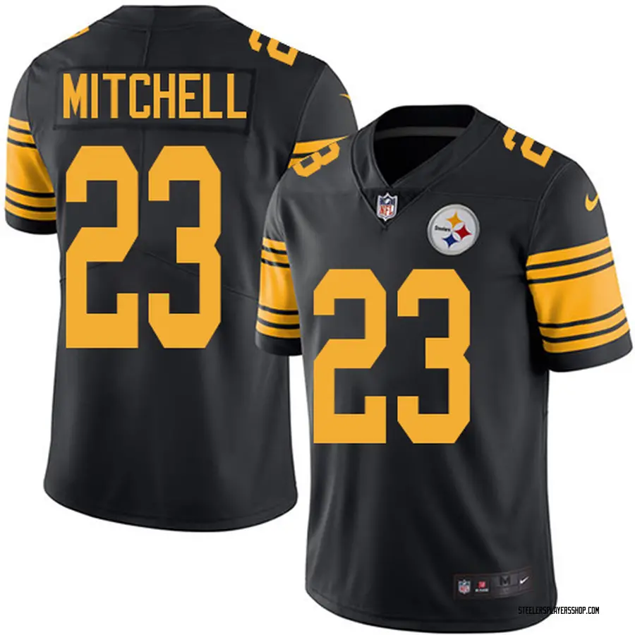 Mike Mitchell Men's Pittsburgh Steelers Nike Color Rush Jersey - Limited Black