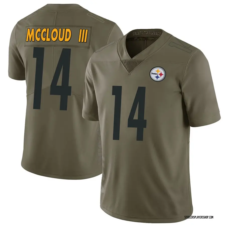 Ray-Ray McCloud III Youth Pittsburgh Steelers Nike 2017 Salute to Service Jersey - Limited Green